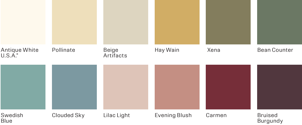 Dulux Journey 2024 Colours